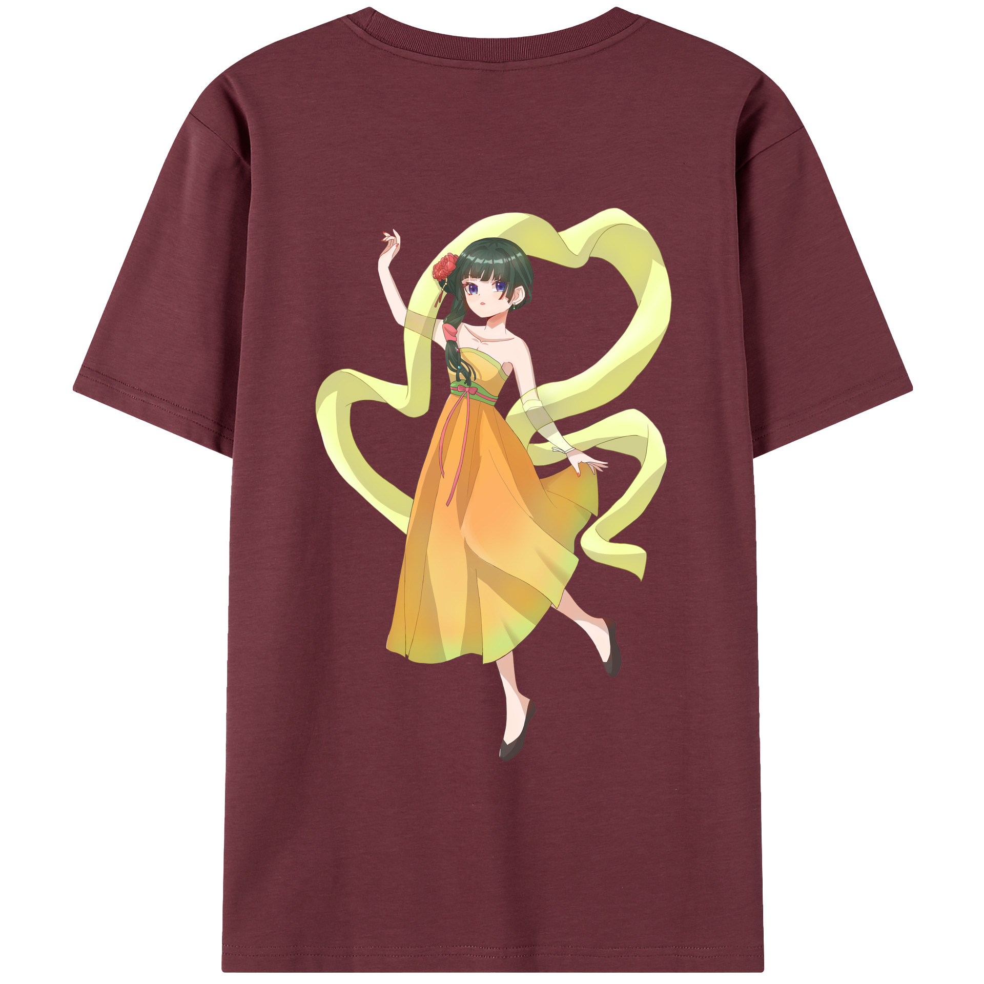 （画像用） 薬屋のひとりごと The Apothecary Diaries 綿100％半袖Tシャツ（背面プリント）